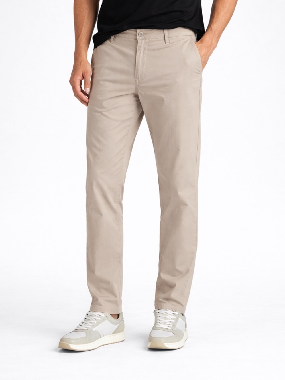 AMI Alexandre Mattiussi Beige Chino Pants‎ Men's Large Casual Smart Classic